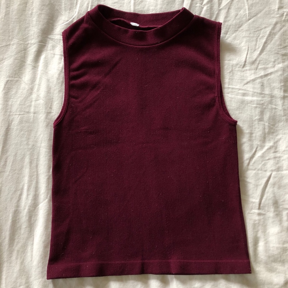 Two mock neck tanks